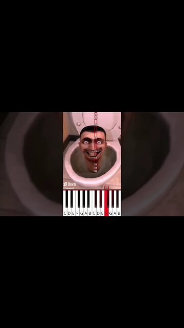 Skibidi Toilet Club Mix (@musicoscinicos) - Octave Piano Tutorial