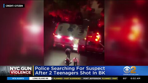 CBS NEW YORK | 2 teens shot in Bed-Stuy, police looking for suspect