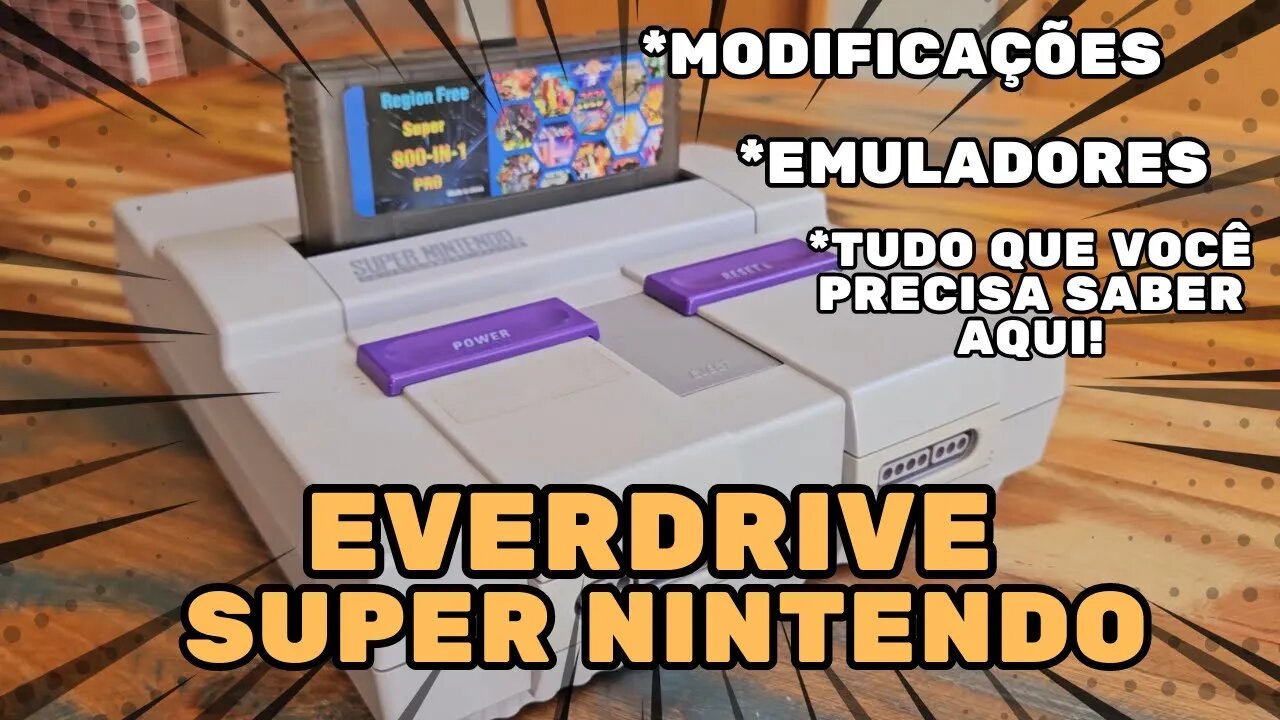 🎮 Guia Completo do EverDrive no Super Nintendo | Configurações, Emuladores e Dicas 🎮