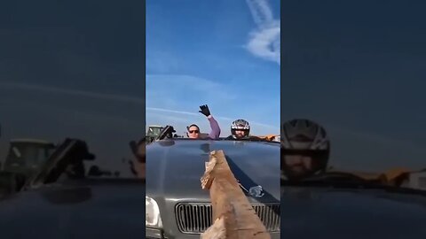 CRAZY STUNT IN A CAR!