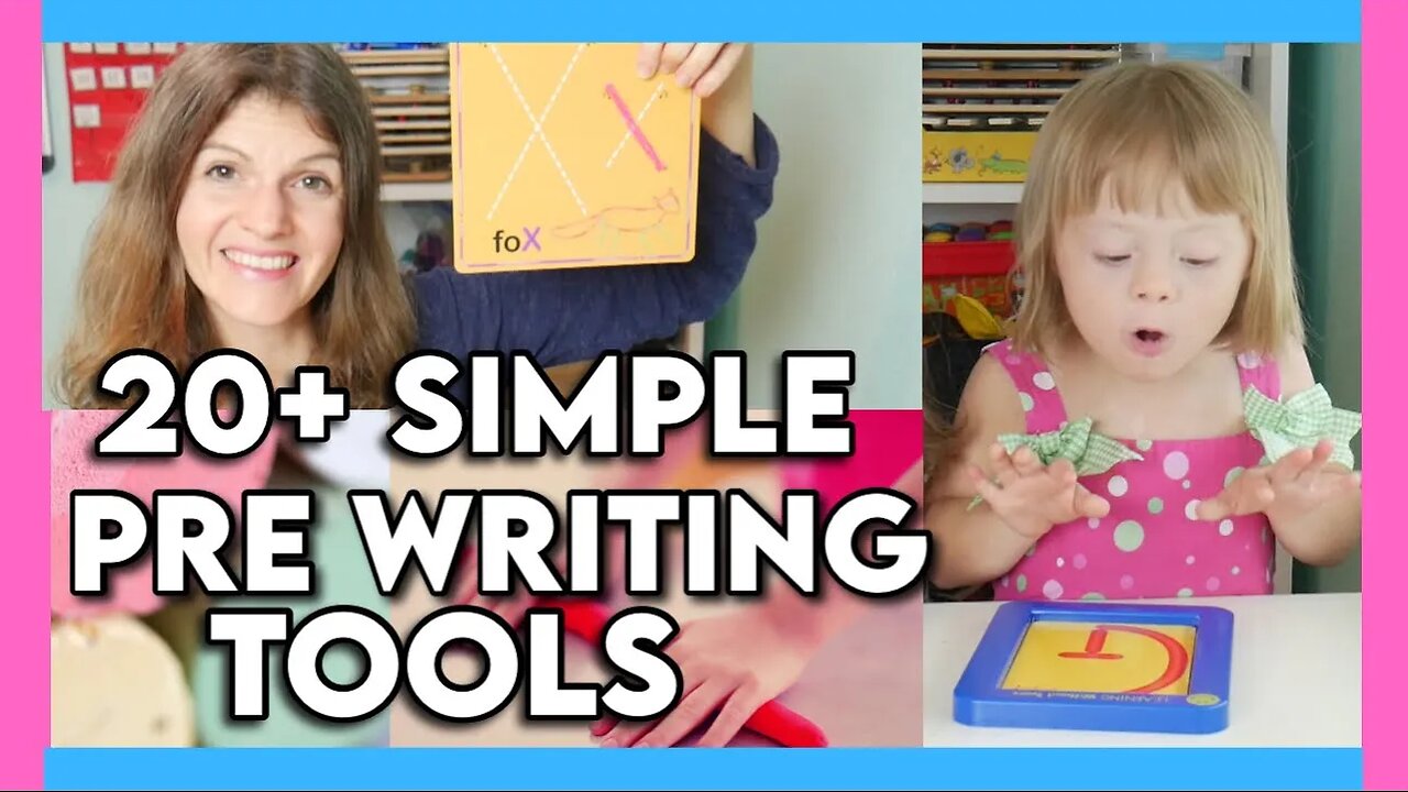 20+ FUN TOOLS & TIPS TO HELP PRESCHOOLERS WRITE! || Prewriting Activities for beginners