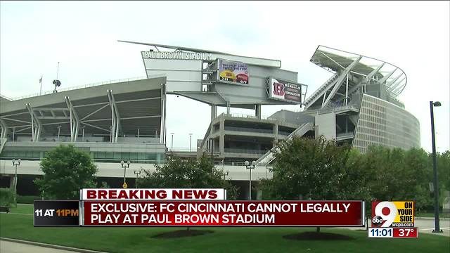 Paul Brown Stadium officially out as a home for FC Cincinnati