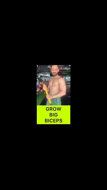 HOW TO GROW BIG BICEPS #shorts