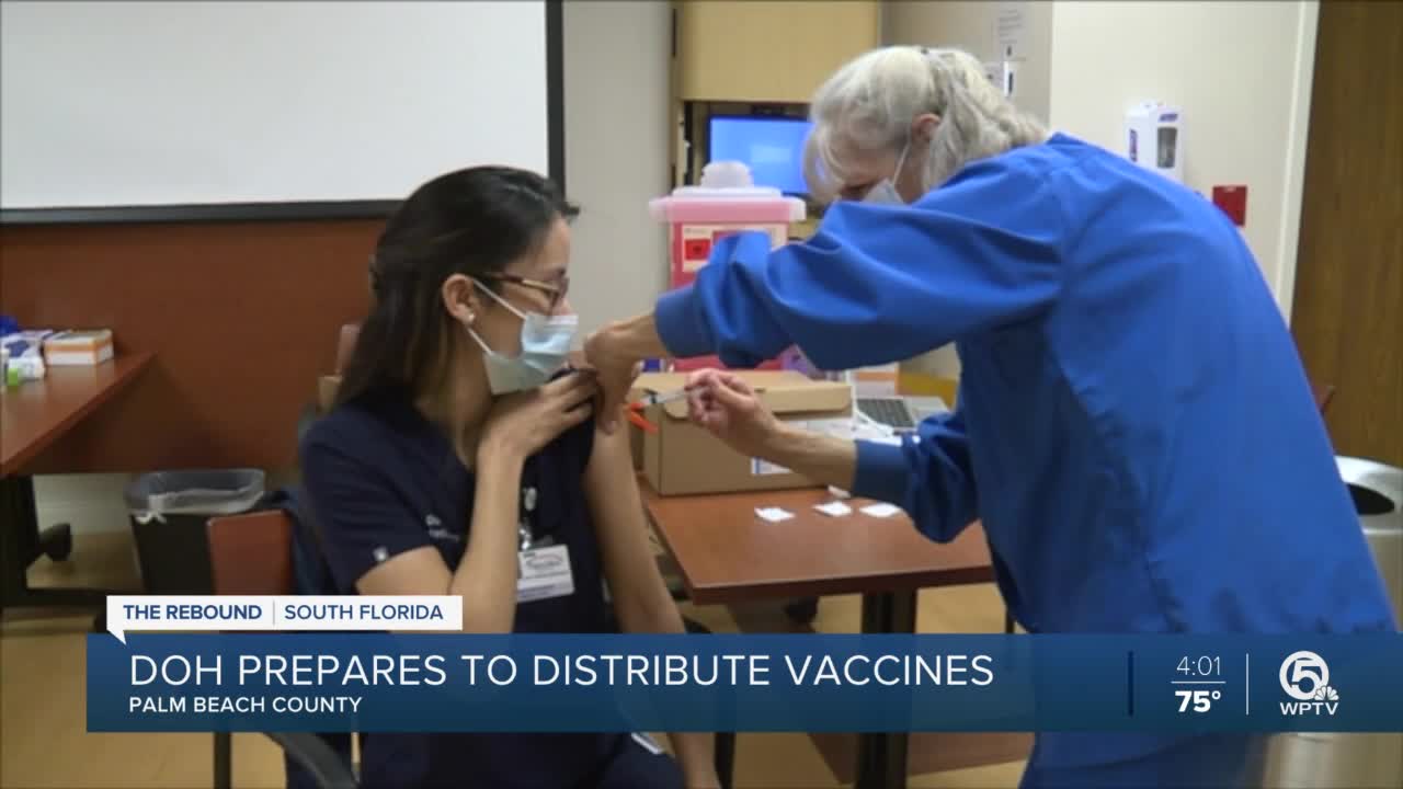 Department of Health prepares to distribute vaccines in Palm Beach County