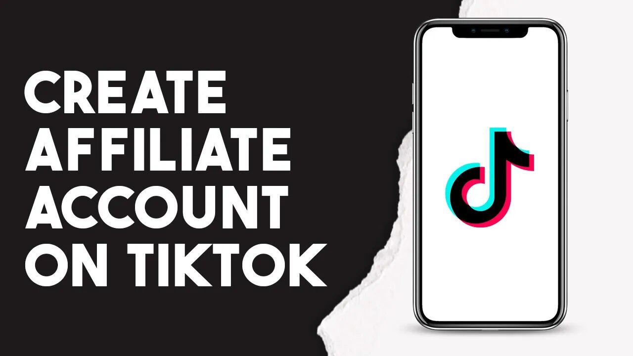 How To Create Affiliate Account On Tiktok