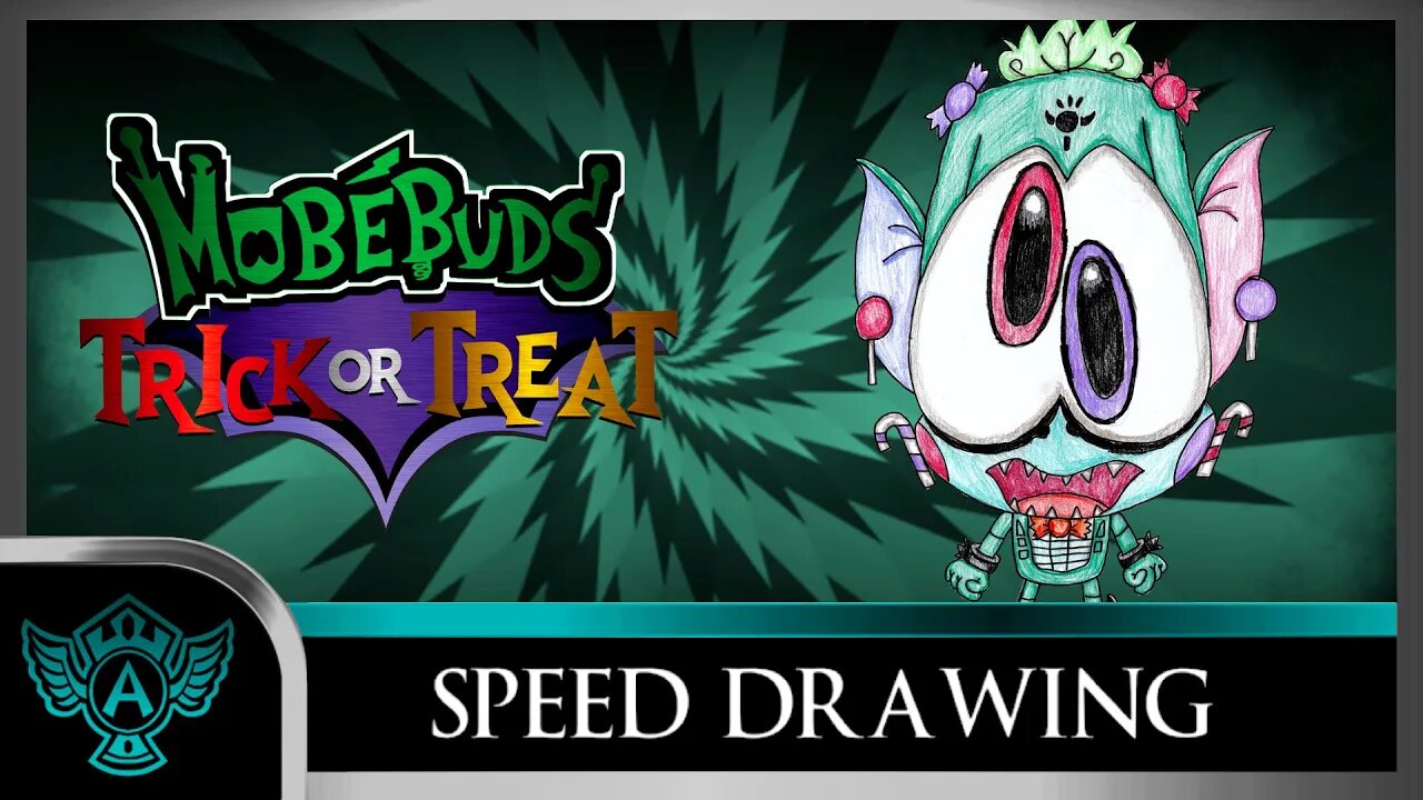 Speed Drawing: MobéBuds Trick or Treat - Candiblin | A.T. Andrei Thomas 2022