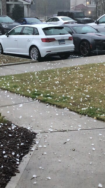 Golf ball sized hail