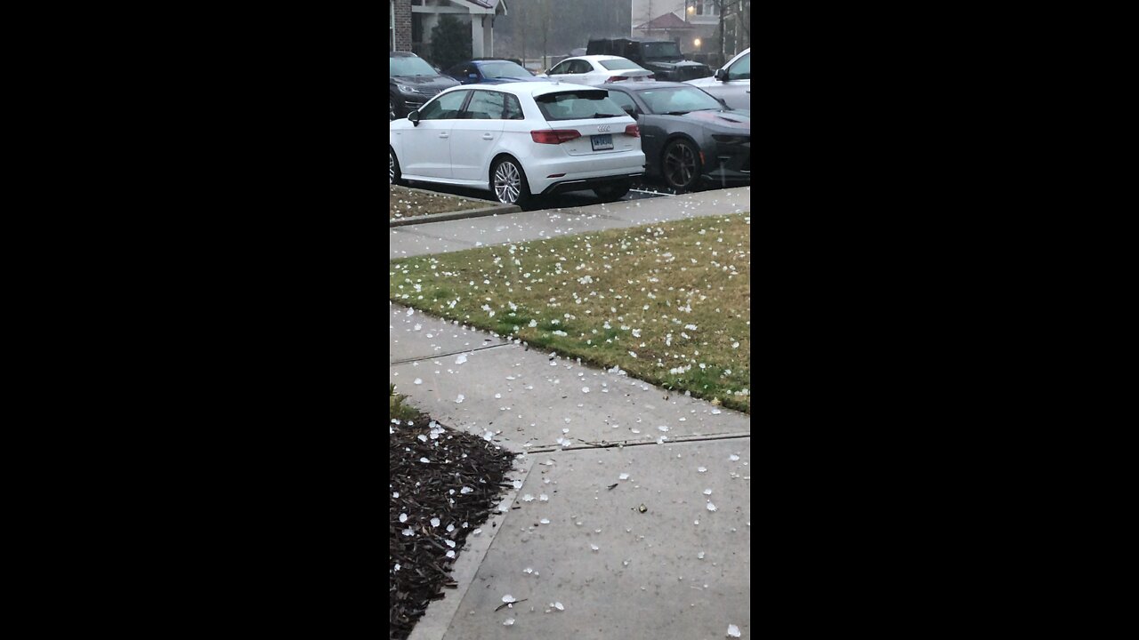 Golf ball sized hail