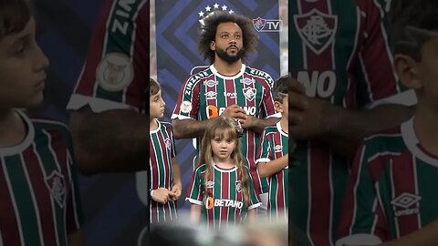 SONHO REALIZADO: DUDA ENTRA EM CAMPO COM MARCELO