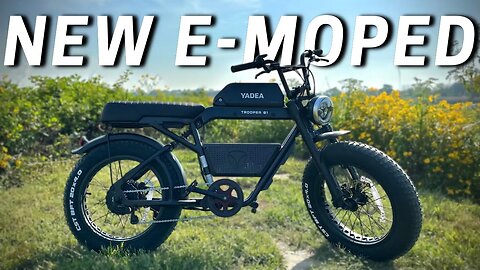 THE NEW BUDGET E-MOPED // Yadea Trooper 01