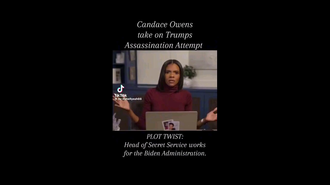 Candace Owens talks on Donald Trumps attempted Assassination