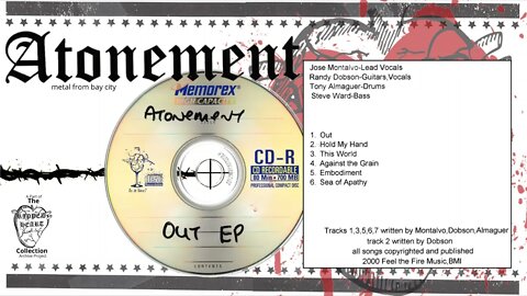 Atonement 💿 Out. (Full 2000 6-Song CD EP). Bay City, Michigan Metal.