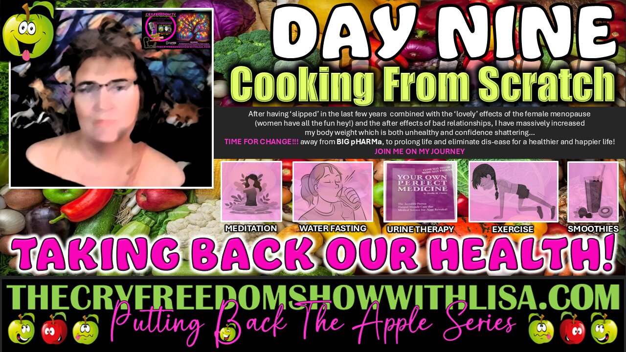 DAY NINE: 💪 CRY FREEDOM TAKING BACK OUR HEALTH 6 MONTH CHALLENGE (and VA??ED III trailer) 🍇🍉🍋🍌🍍🥝🍊🍒🍓