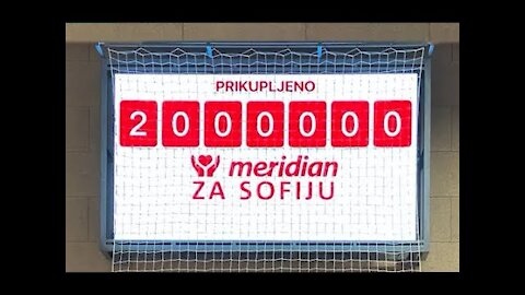 Meridian za Sofiju | Meridian u humanitarnoj akciji prikupio 2 MILIONA! | [After video]