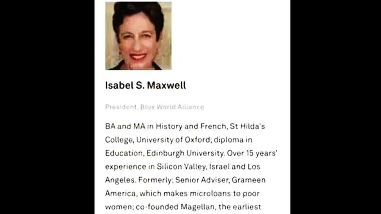 WEF Tech. Advisor Isabella Maxwell (Sister of Ghislaine)Tied to Exploding Pagers & Israel Spy App Pegasus