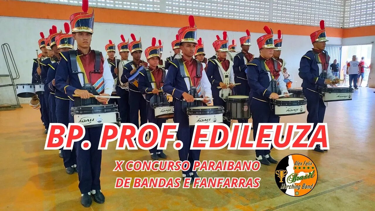 BANDA DE PERCUSSÃO PROFESSORA EDILEUZA 2023 NO X CONCURSO PARAIBANO DE BANDAS 2023 - AMERIFA - PB.