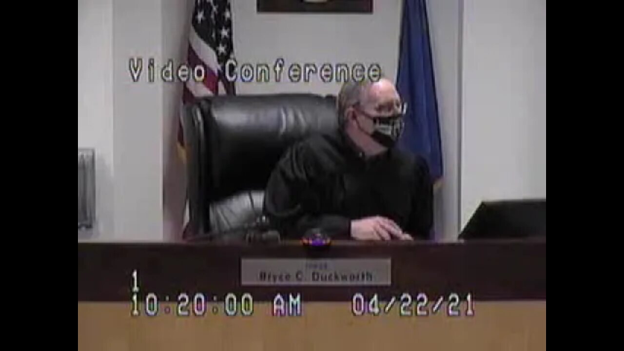Disgraced Bryce Duckworth Clark County Family Court Judge in the Lovelady matter 4/22/2021 part 4-6