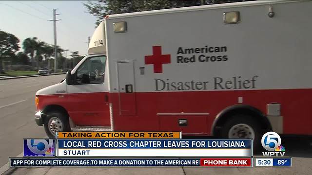 Local Red Cross chapter leaves for Louisiana