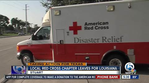 Local Red Cross chapter leaves for Louisiana