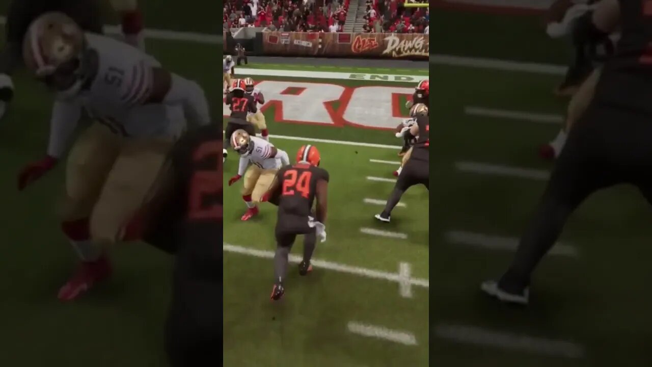 BIG HIT IN MADDEN 23 #drw15 #madden23 #49ers