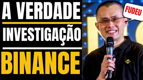 LAVAGEM DE DINHEIRO BINANCE SENDO INVESTIGADA CZ