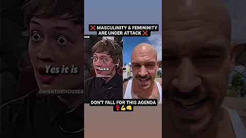 Masculinity & Feminity Are Under Attack Don't Fall For It