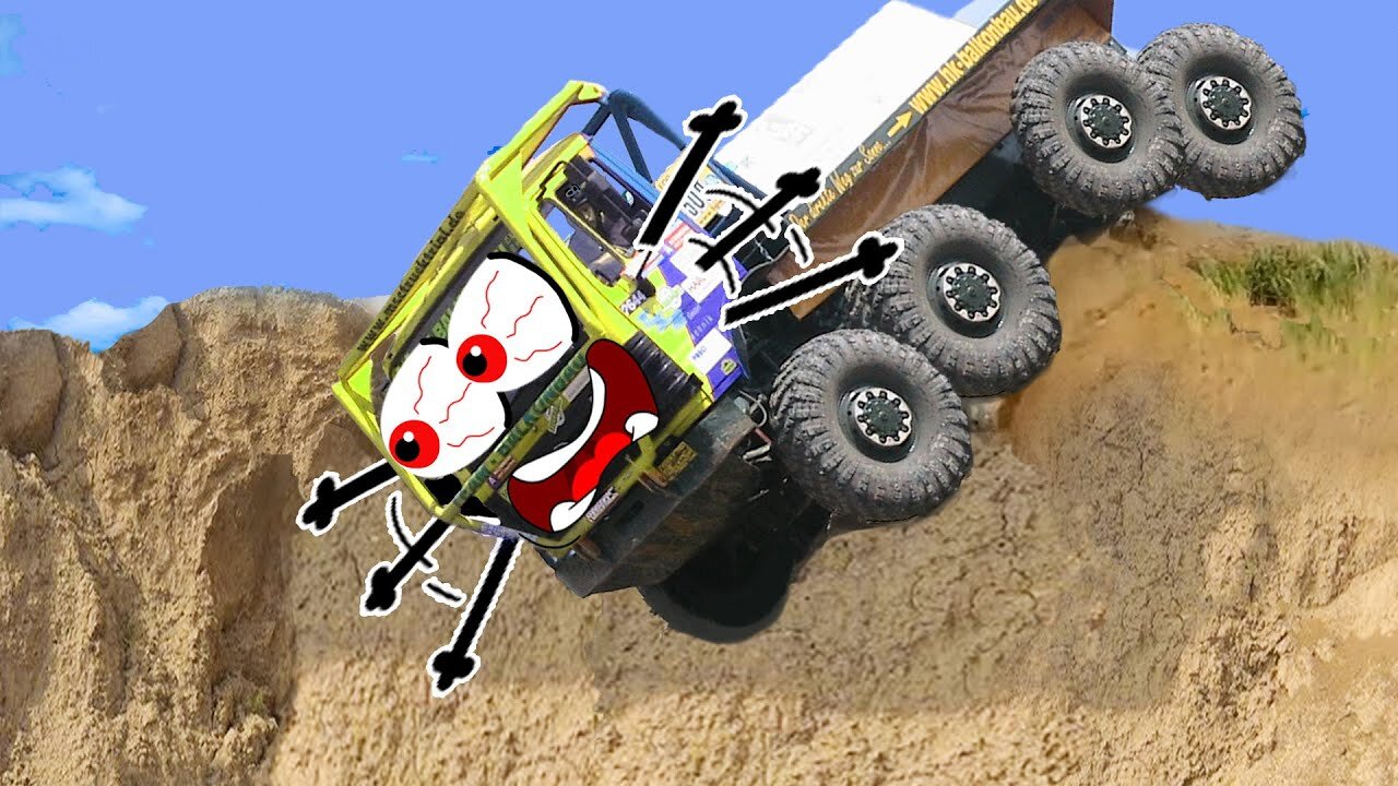 Off Road 8x8 Mercedes Benz | Truck Trial | Doodles