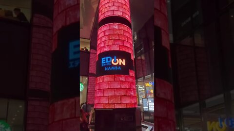 Crazy leds walls in Great #japan #namba #osaka night
