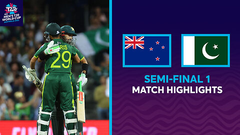 Supreme Pakistan see off New Zealand to seal Final berth | Match Highlights | T20WC 2022