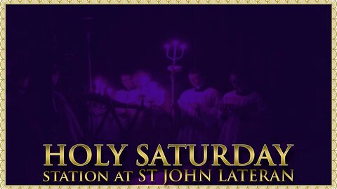 The Daily Mass: Holy Saturday