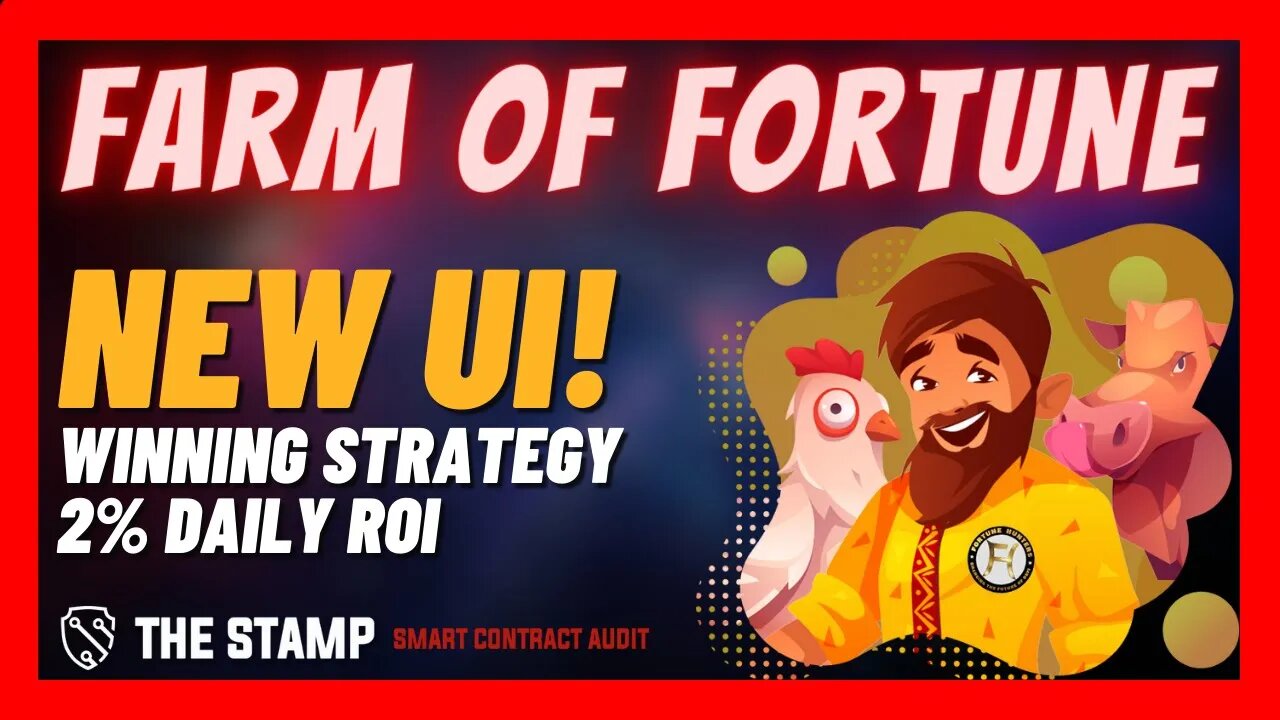 FARM OF FORTUNE Update 🌾 NEW UI🔥 Fortune Hunters The Unstoppable Trusted Team of DEFI 🚀 2% Daily ROI