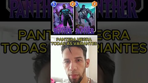 PANTERA NEGRA TODAS AS VARIANTES MARVEL SNAP #marvelsnap