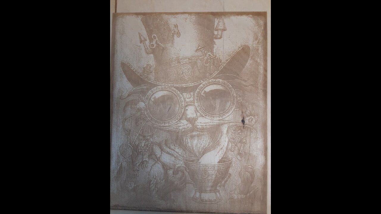 laser on plywood