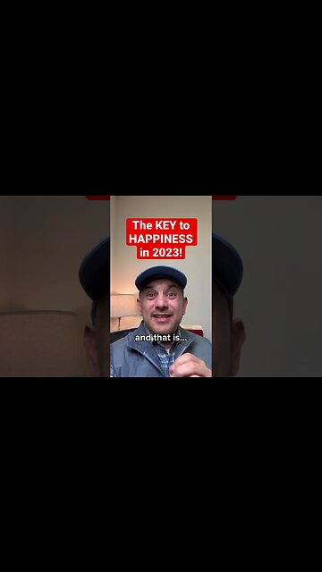 🔑The KEY to HAPPINESS in 2023! #christianmotivation #shorts #christianinspiration