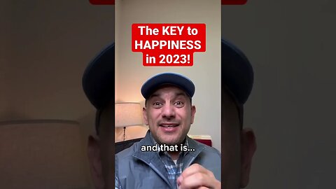 🔑The KEY to HAPPINESS in 2023! #christianmotivation #shorts #christianinspiration