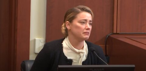 Amber Heard crying during testimony | Johnny Depp Trial