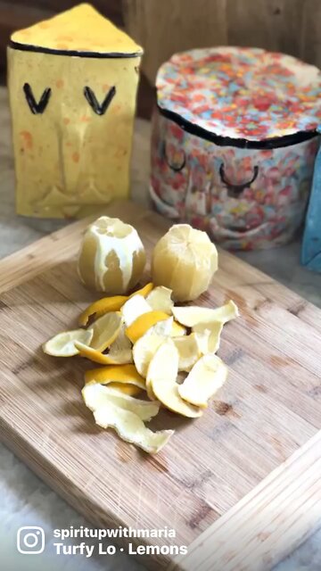 Lemon peels