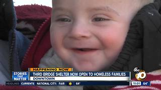 Third shelter opens for homeless families