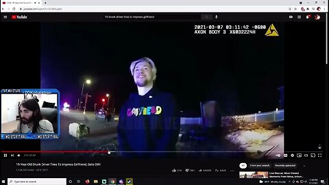 Moistcr1tikal Reacts 19 Year Old Drunk Driver Tries To Impress Girlfriend, Gets OWI By Code Blue Cam