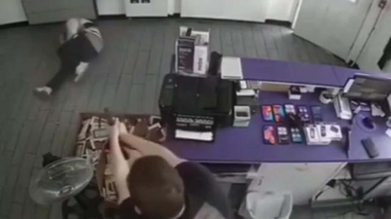 Another punk tries to rob an armed clerk and fails miserably