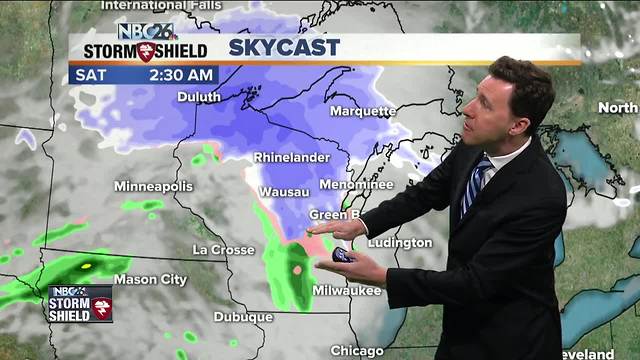 Michael Fish's NBC26 Storm Shield weather forecast