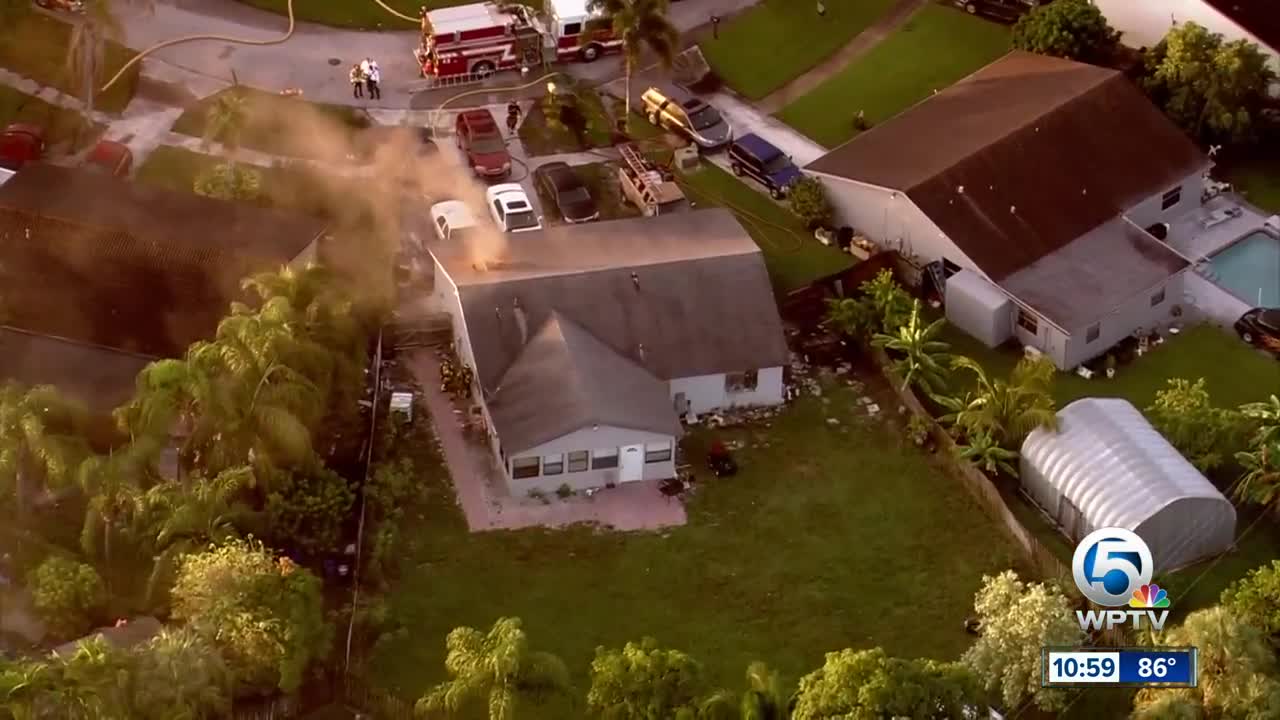 Cause sought for house fire