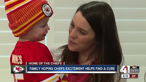 Family hopes Chiefs hype helps find a cure