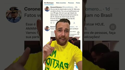 ATENÇÃO PATRIOTAS CHEGOU A HORA DA VITÓRIA CORONEL ESCLARECEU TUDO Q ACONTECEU BOLSONARO VAI#shorts