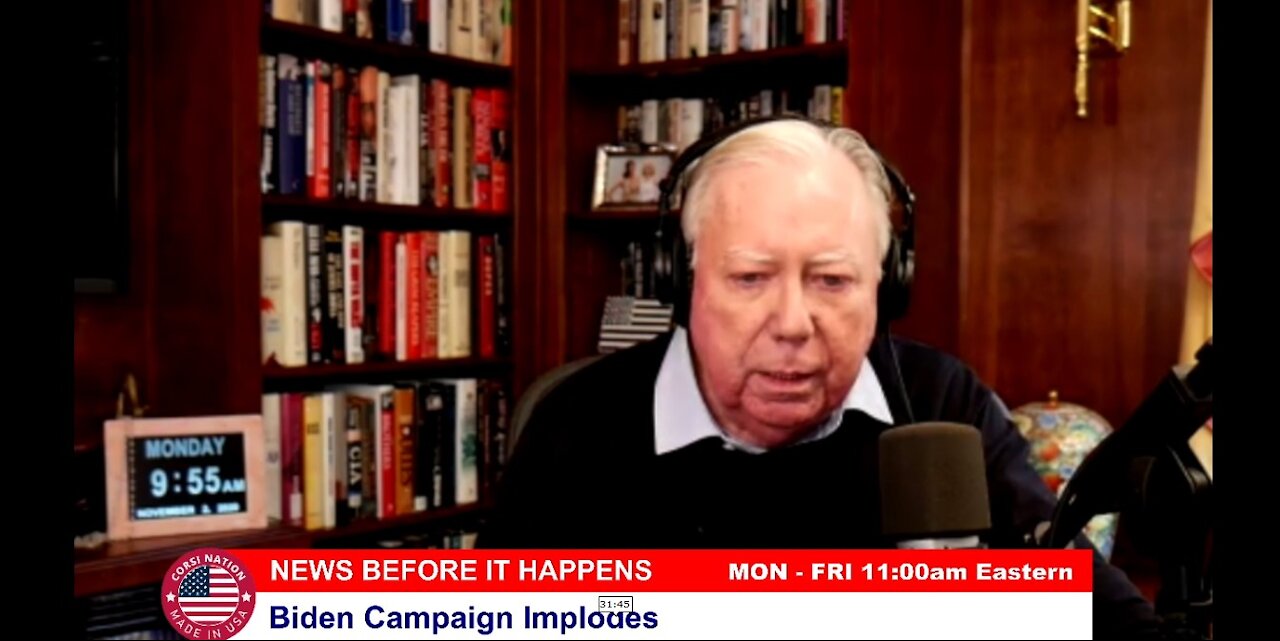 Dr Corsi NEWS 11-02-20: Biden Campaign Implodes