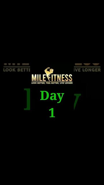 Day One of Mile Fitness #shorts