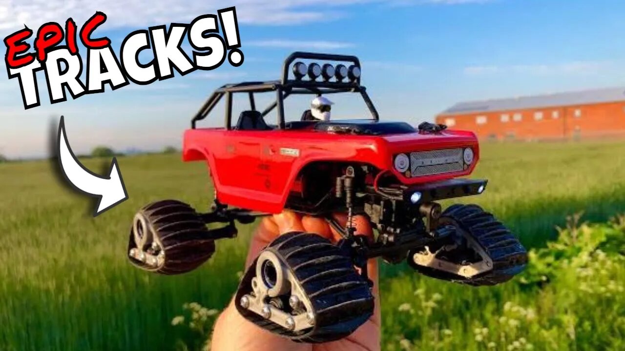 The Coolest Mini Crawler You'll See This Year! Tracked Axial SCX24