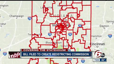 Bill filed to create a nine-member independent commission on redistricting