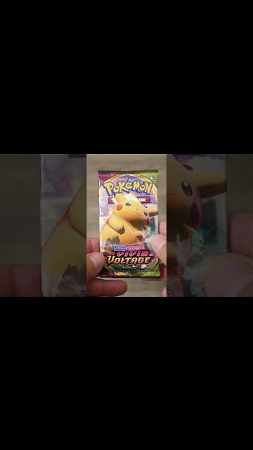 #SHORTS Unboxing a Random Pack of Pokemon Cards 196