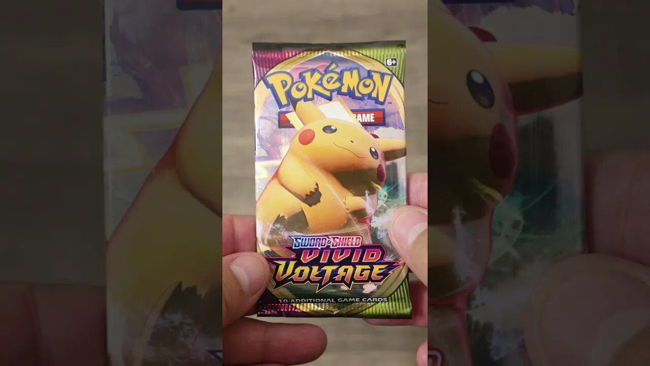 #SHORTS Unboxing a Random Pack of Pokemon Cards 196